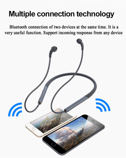 BLE EMF free wireless headphones multiple connection technology